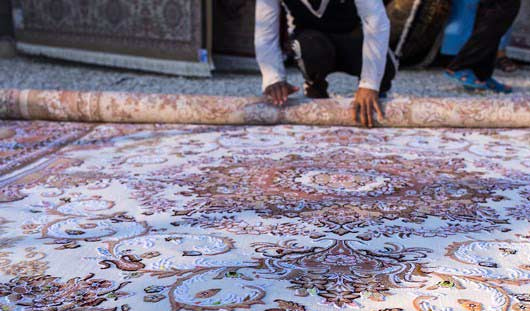روش اصولی لول کردن قالی در قالیشویی چیذر